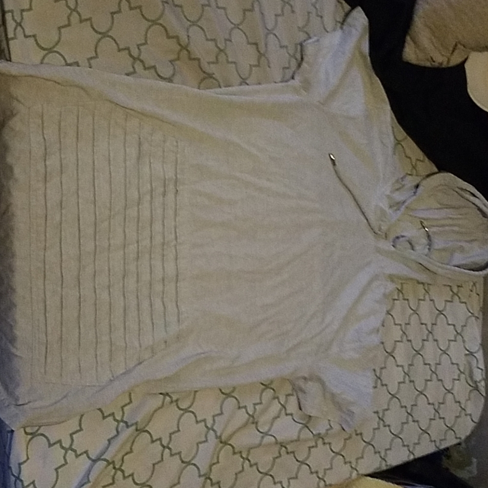 White hoodie shirt